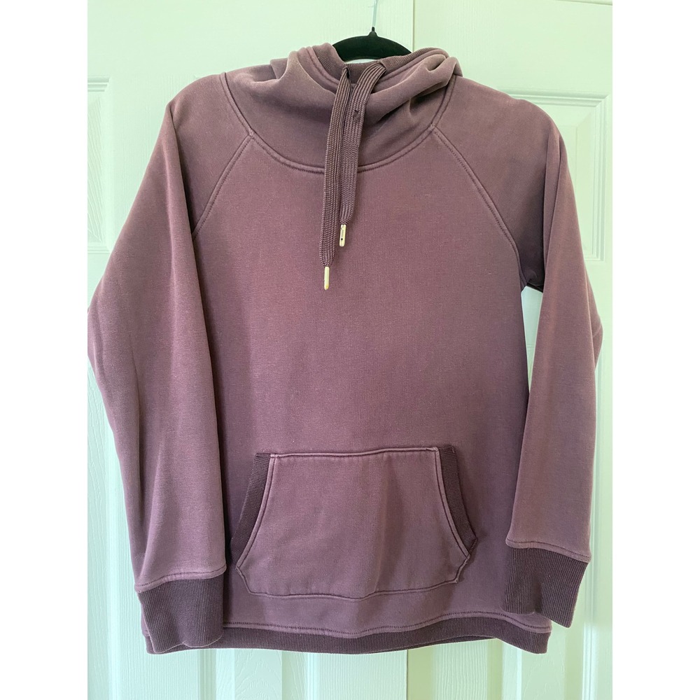 90 Degree by Reflex Hoodie Womens Medium Purple Pullover Athleisure Gorpcore